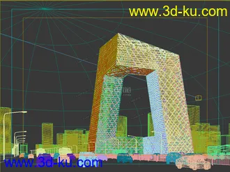 3D打印模型CCTV    大裤衩的图片