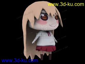 3D打印模型干物妹的图片