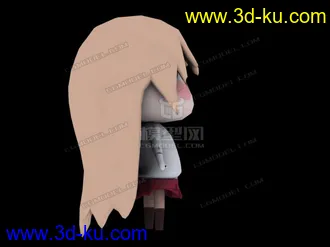 3D打印模型干物妹的图片