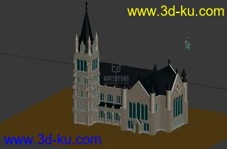 3D打印模型欧式教堂的图片