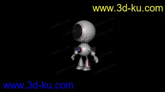 3D打印模型可爱机器人的图片
