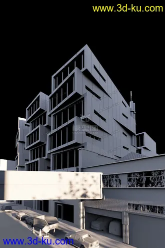 3D打印模型分享一个超写实的建筑表现的图片