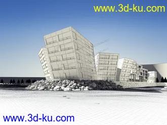 3D打印模型一个写实的场景的图片