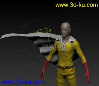 3D打印模型一个秀头披风侠，做的不好勿喷的图片