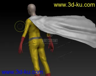 3D打印模型一个秀头披风侠，做的不好勿喷的图片