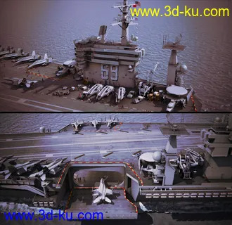 3D打印模型厉害了我的哥    航空母舰    文件齐全的图片