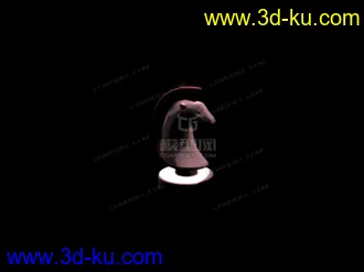 3D打印模型低模 卡通马头的图片