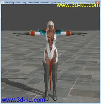 3D打印模型鬼泣4女角色的图片