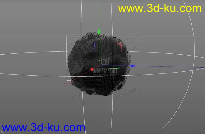 太空陨石 meteorolite  C4D模型的图片1