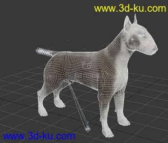 3D打印模型牛头梗的图片