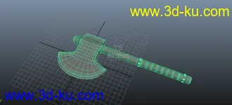 3D打印模型影视斧头的图片
