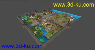 3D打印模型游戏场景的图片