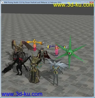 3D打印模型怪物合集的图片