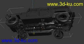 3D打印模型电影级别悍马车的图片