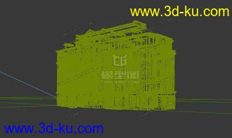 一个欧式住宅模型   有贴图的图片