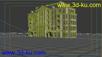 一个欧式住宅模型   有贴图的图片