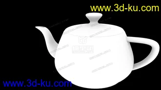 3D打印模型简易小茶壶茶壶，四边面的图片