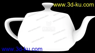 3D打印模型简易小茶壶茶壶，四边面的图片