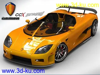 3D打印模型电影级别超跑    科尼赛克的图片