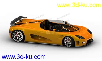 3D打印模型电影级别超跑    科尼赛克的图片