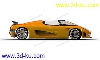 3D打印模型电影级别超跑    科尼赛克的图片