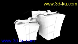 3D打印模型礼物盒子OBJ的图片