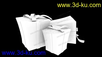 3D打印模型礼物盒子OBJ的图片