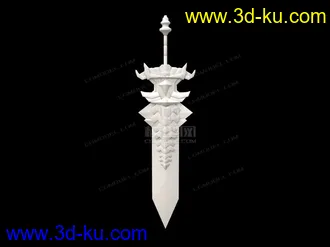 3D打印模型DNF 荒古巨剑的图片