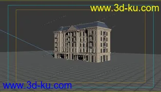 3D打印模型欧式住宅一个    贴图齐全的图片