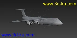 3D打印模型c-5运输机的图片
