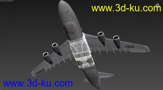 3D打印模型c-5运输机的图片