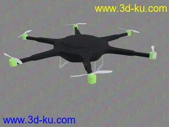 3D打印模型无人机  建模练习的图片
