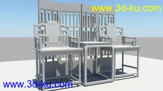 3D打印模型椅子的图片