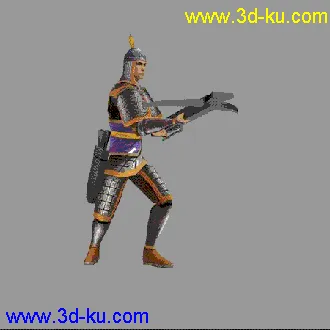 3D打印模型用机弩射箭的图片