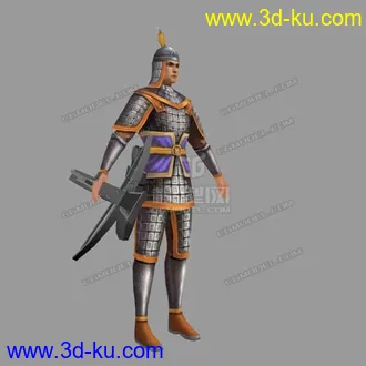 3D打印模型用机弩射箭的图片