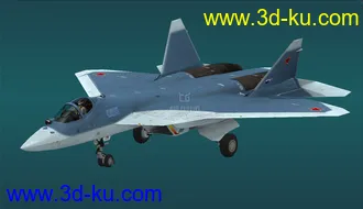 3D打印模型俄罗斯第四代战斗机 T-50的图片