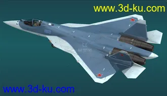 3D打印模型俄罗斯第四代战斗机 T-50的图片