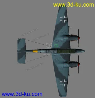 3D打印模型二战德国名机 BF-110G2的图片
