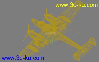 3D打印模型二战德国名机 BF-110G2的图片
