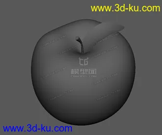 3D打印模型maya苹果 可做参考的图片