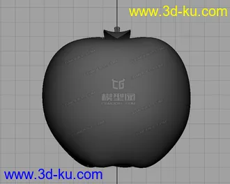 3D打印模型maya苹果 可做参考的图片