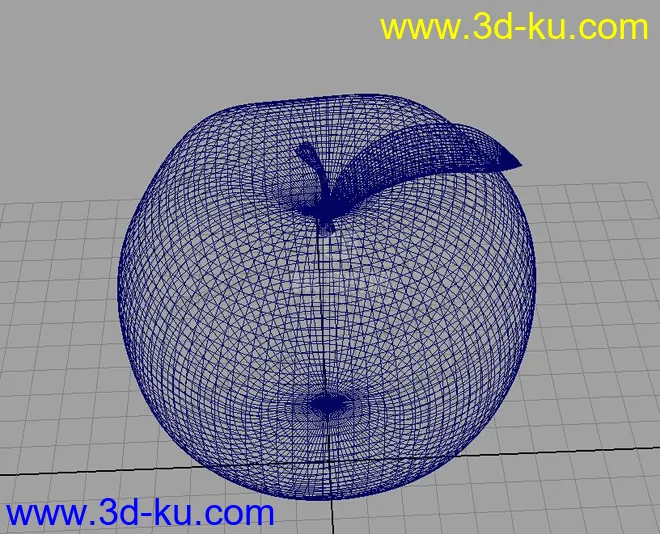 maya苹果 可做参考模型的图片3