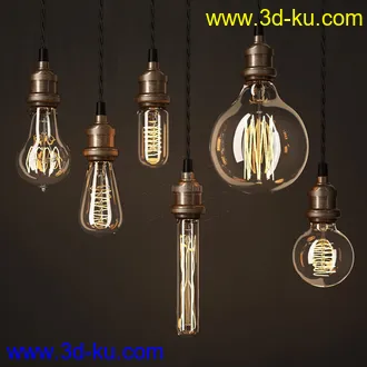 高精度灯具模型的图片