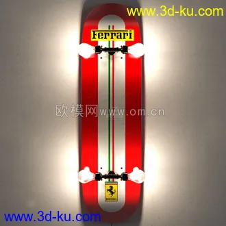3D打印模型现代滑板装饰灯的图片