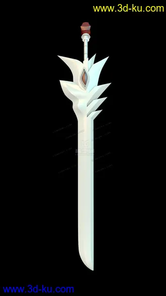 3D打印模型DNF荒古太刀 +13 +15的图片