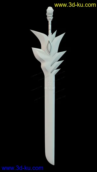 3D打印模型DNF荒古太刀 +13 +15的图片