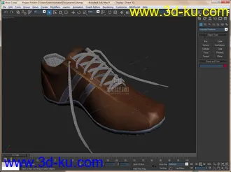 3D打印模型阿迪网球鞋的图片