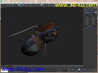 3D打印模型阿迪网球鞋的图片