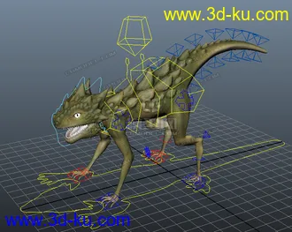 3D打印模型爬行动物的图片