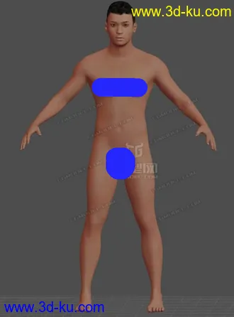 3D打印模型男模的图片